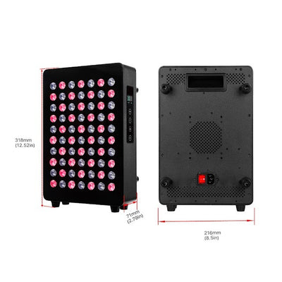 Compact Red Light Therapy Panel 107W for Healing & Recovery