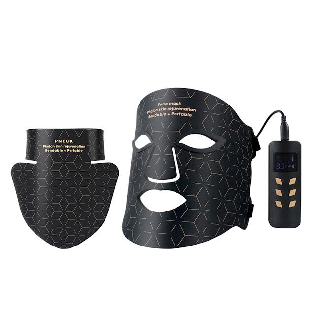 LED Light Face & Neck Mask for Skin Rejuvenation and Anti-Aging